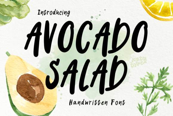 Avocado Salad Font Review