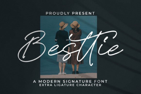 Besttie: A Modern Handwritten Typeface for Editorial Design