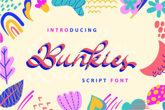 Bunkies: A Playful Script Font
