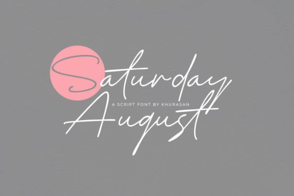 Designing Brand Identity with the Saturday August Typeface