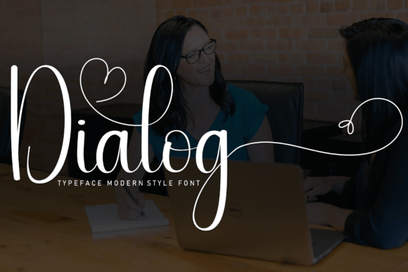 Dialog: A Friendly Handwritten Font for Editorial Design