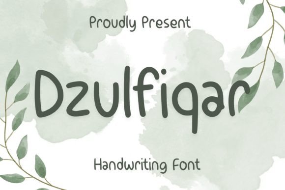 Dzulfiqar: A Dainty Handwritten Font