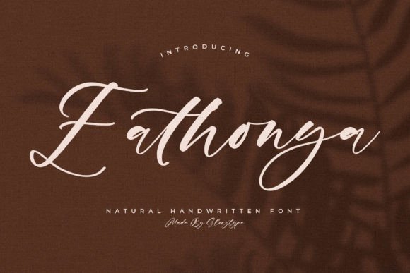 Eathonya: A Font That Speaks Volumes