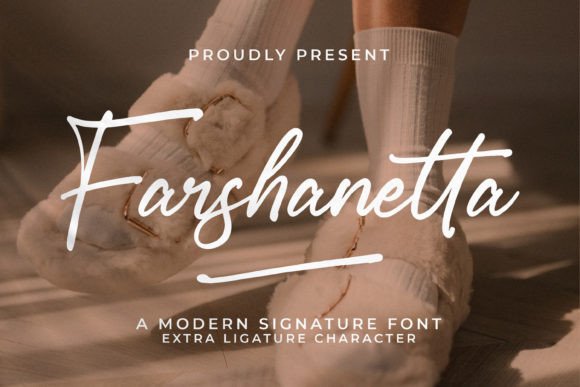 Farshanetta: Modern Signature Font