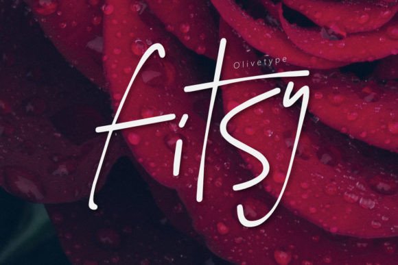 Fitsy: A Handwritten Font for Creative Projects