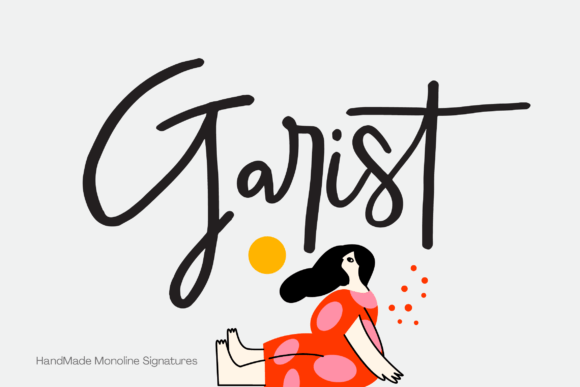 Garist: A Natural Signature Font