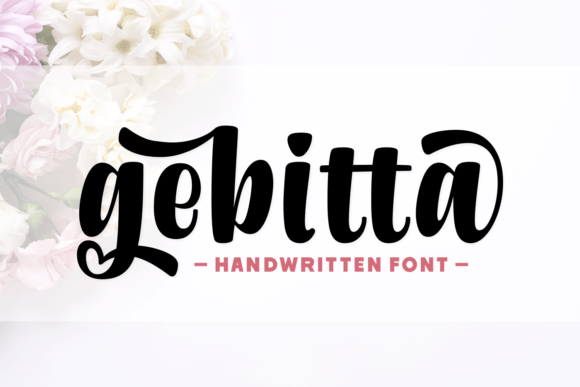Gebitta: Elegant Script Font for Crafters