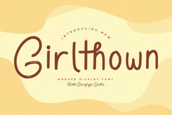 Girlthown: A Handwritten Font for Creative Makers