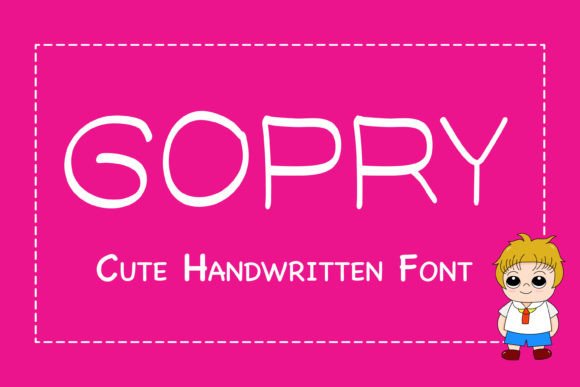 Gopry: A Handwritten Font for Creative Web Design