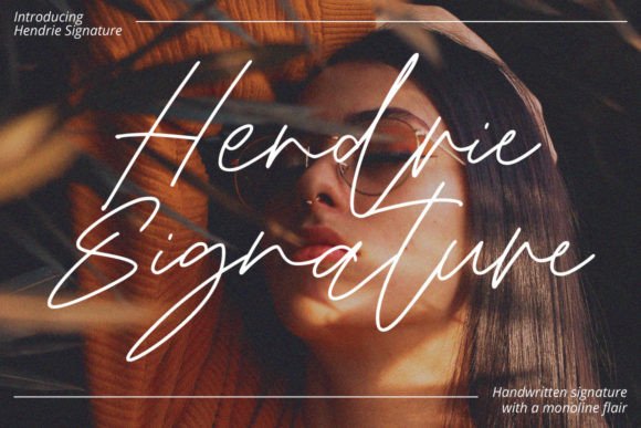 Hendrie Signature: A Graceful Script Font