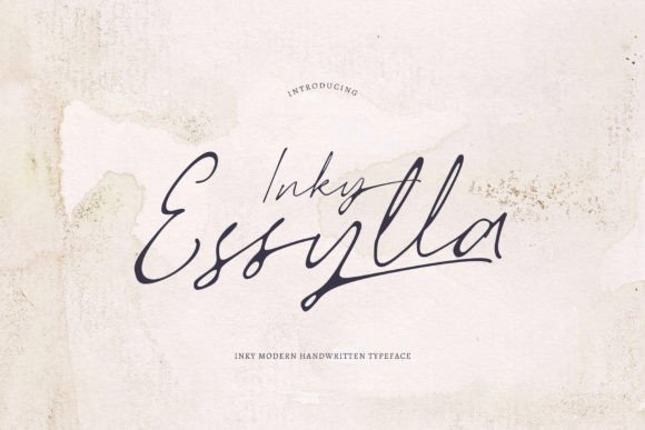 Inky Essylla: A Dazzling Script Font