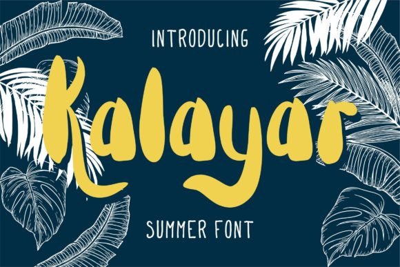 Kalayar: A Bold Display Font