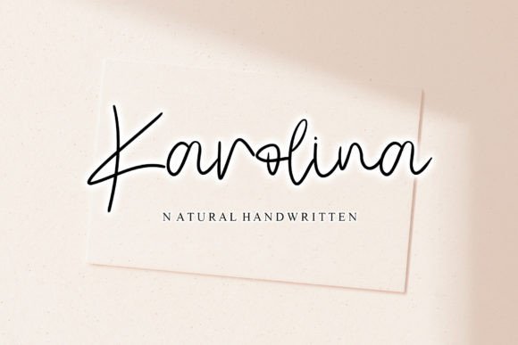 Karolina: A Delicate Script Font for Web Design