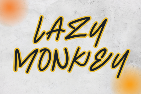Lazy Monkey: A Trendy Font for Creative Campaigns