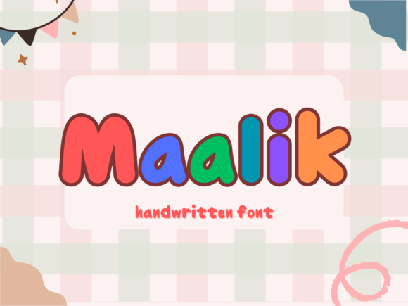 Maalika: A Bold Handwritten Font