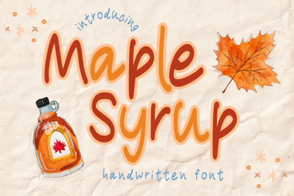 Maple Syrup: A Designer's Take on This Sweet Script