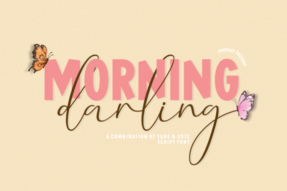 Morning Darling Font for Branding
