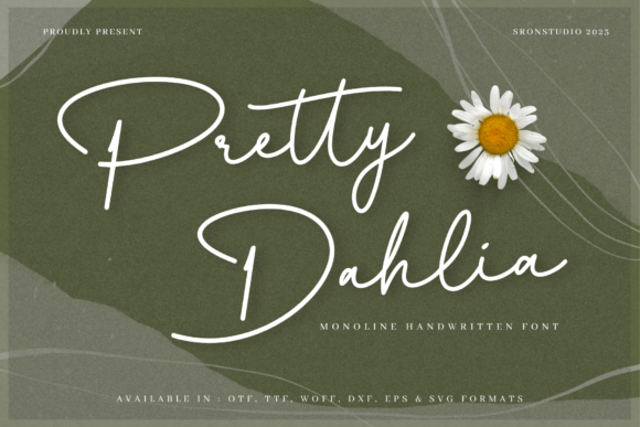 Pretty Dahlia: A Delicate Script Font for Web Design