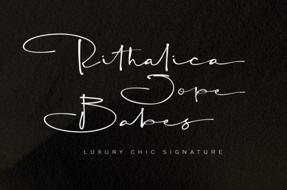 Riethalica Jope Babes: A Luxurious Script Font