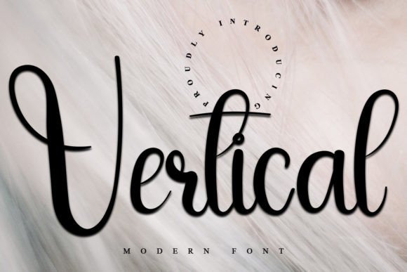 Vertical: A Fresh Script Font
