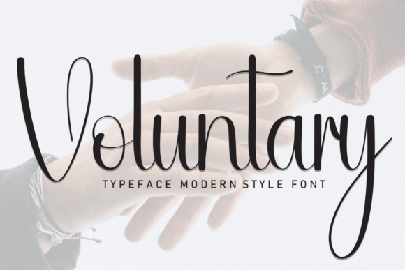 Voluntary: A Handwritten Font for Editorial Warmth