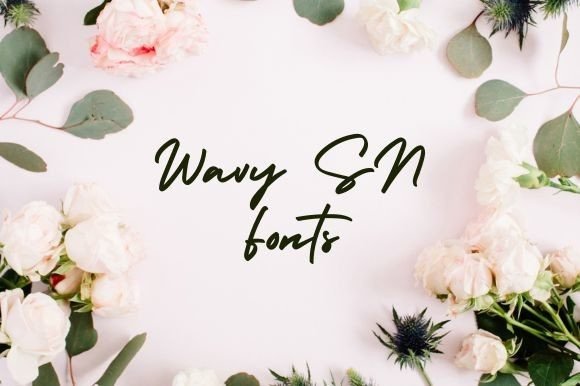 Wavy Sn: A Modern Script Font for Web Design