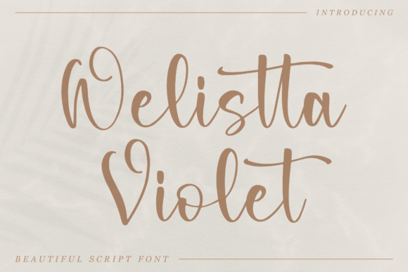 Welistta Violet: A Font for Creative Campaigns