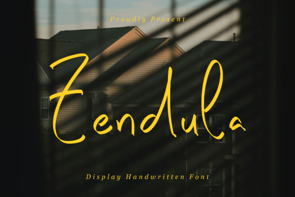 Zendula: A Handwritten Typeface for Editorial Elegance